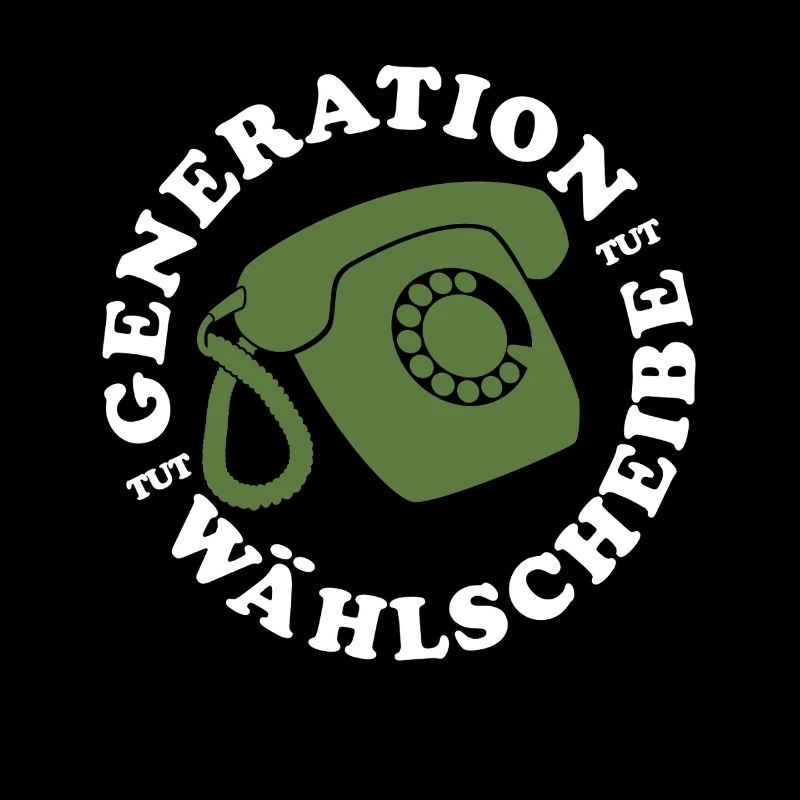 Generation Wählscheibe Festnetz Telefon