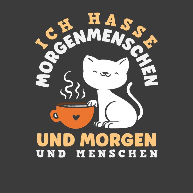 I Hate Morning People Coffee Cat