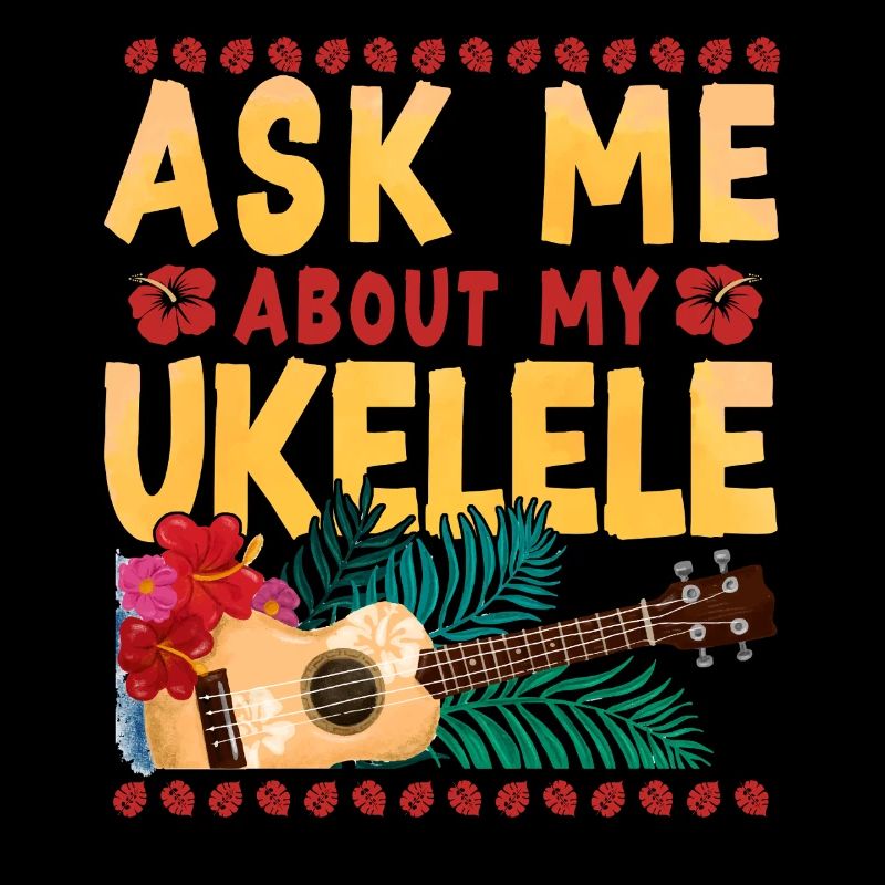 Ukulélé hawaïen Ukulélé Demandez-moi à propos