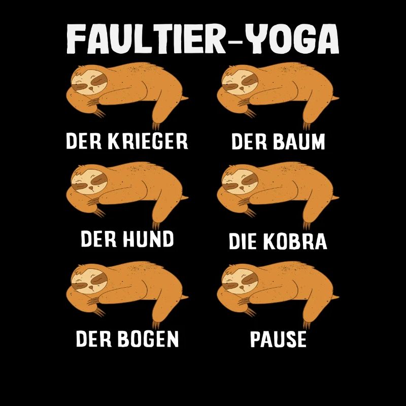 Sloth Yoga Routine Sports Gift
