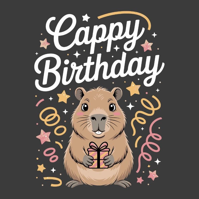 Capybara Anniversaire Cappy Anniversaire Drôle de capy