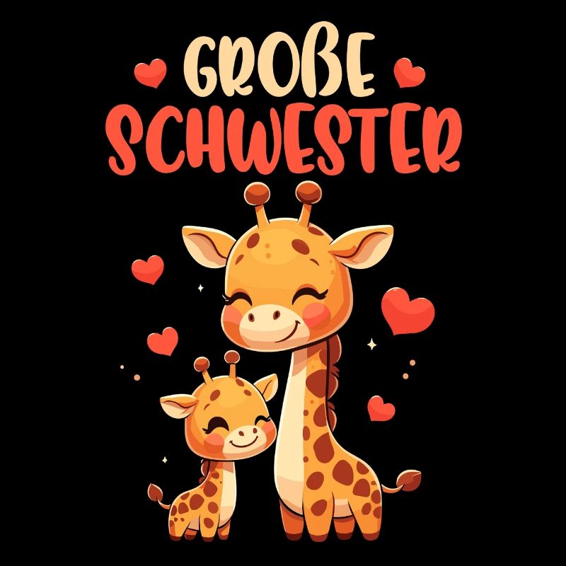 Big Sister Giraffe Sibling
