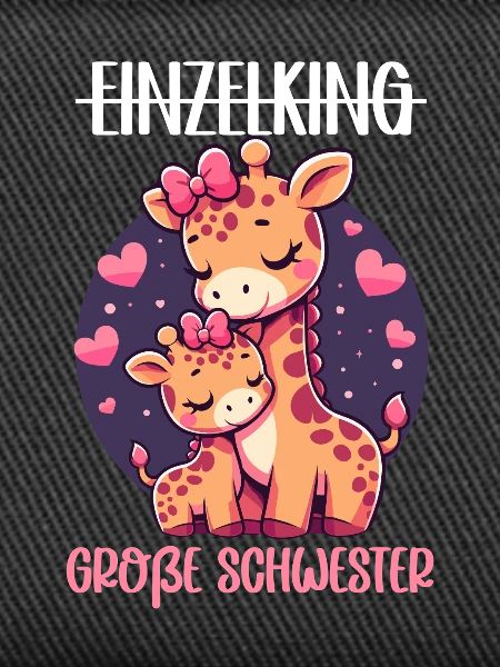 Big Sister Giraffe Sibling