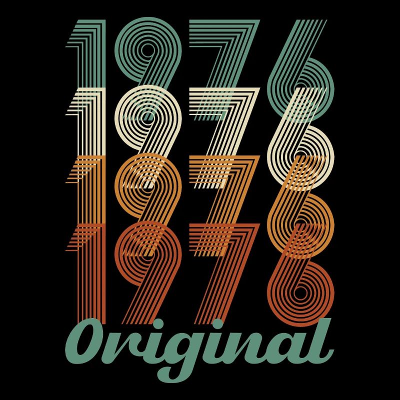 1976 Vintage Retro Geburtstagsgeschenk