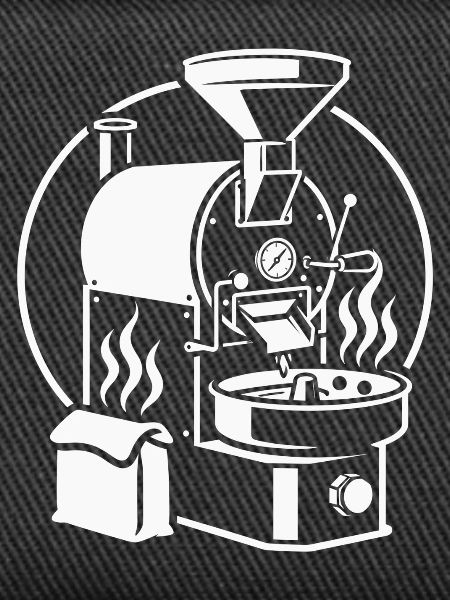 Rösterlinie Kunst-Kaffee-Skizze