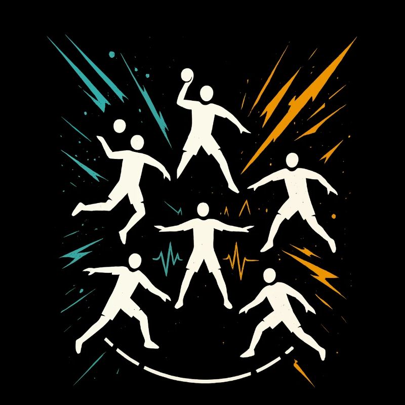 Handball Team Tactics, Circle Runner Defence, Coach