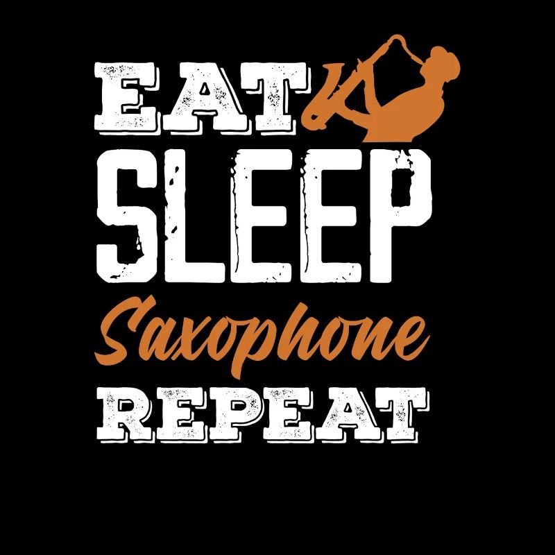 Membre du groupe de répétition du saxophone Eat Sleep Jazz