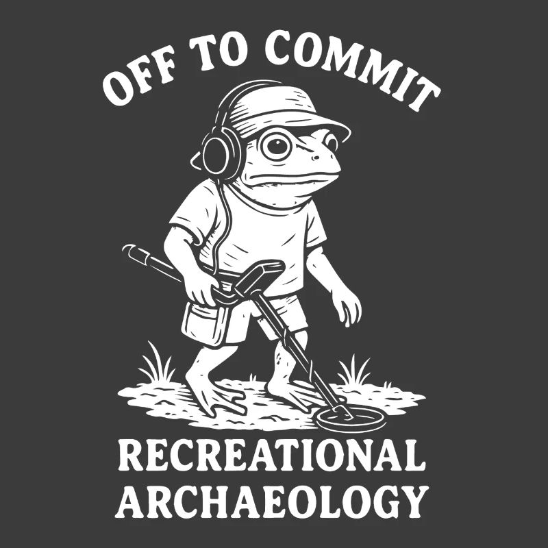 Off To Commit Recreational Archaeology Frog