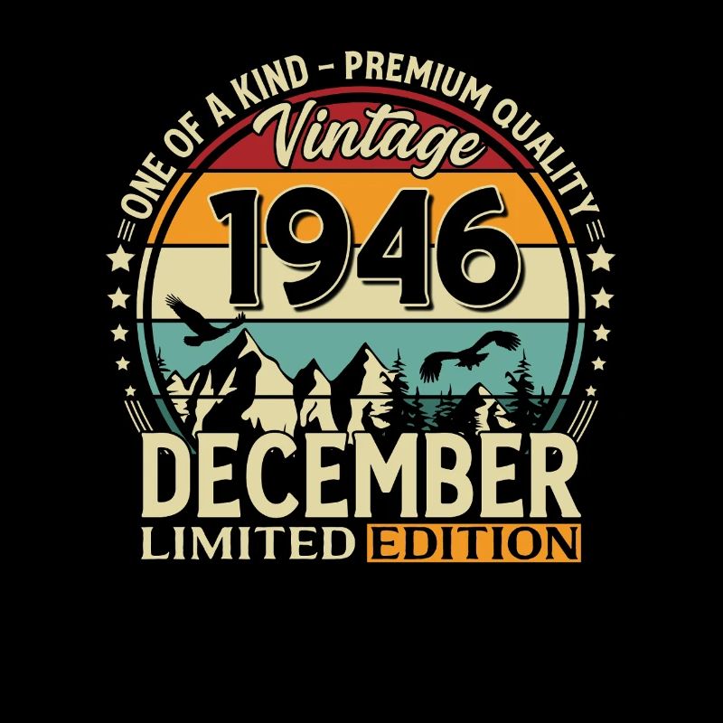 79e anniversaire Millésime décembre 1946