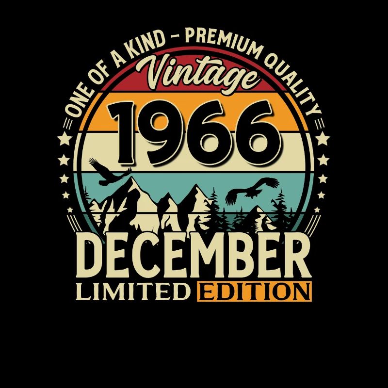 59e anniversaire Millésime décembre 1966
