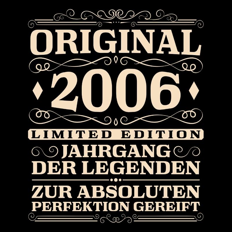 Anniversaire vintage original 2006