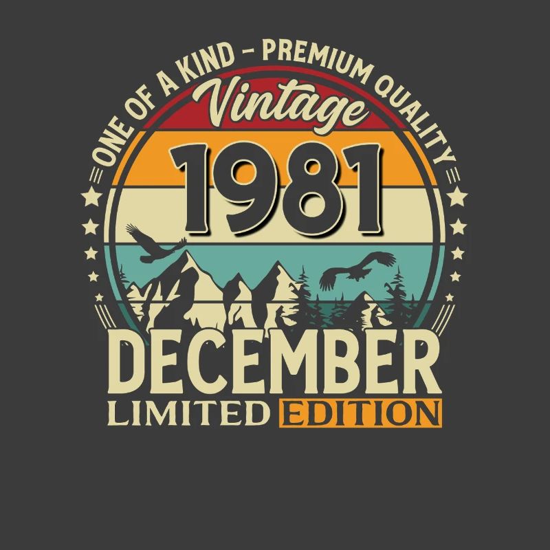 45e anniversaire Millésime Décembre 1981