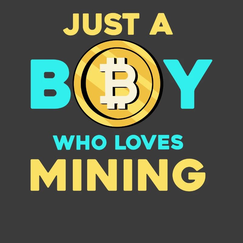 Krypto Mining Junge – Bitcoin Leidenschaft