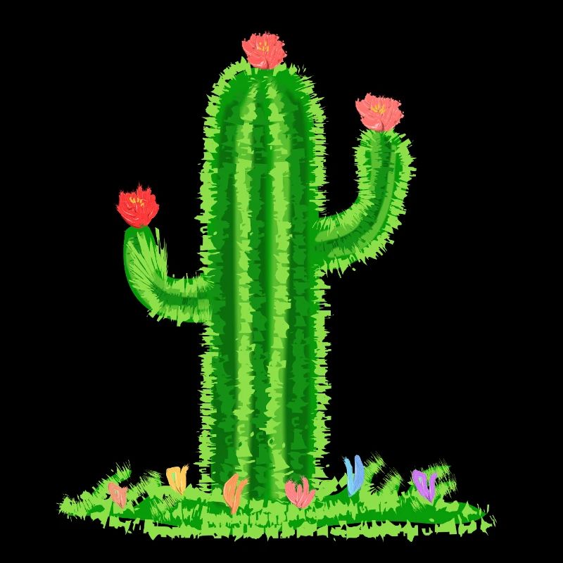 Cactus avec fleurs
