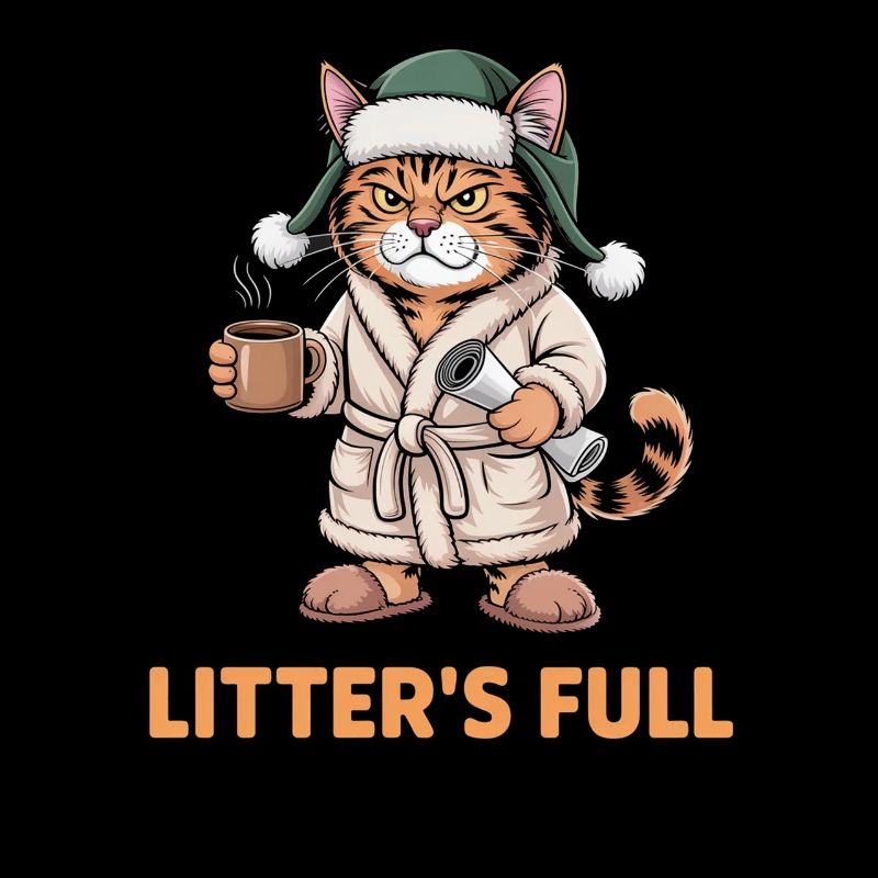 Cozy Cat Litter's Full Mug Print