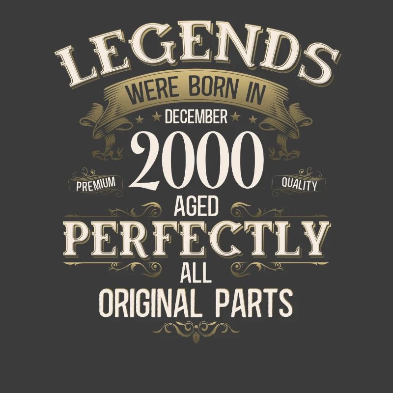25th Birthday Legend December Year 2000