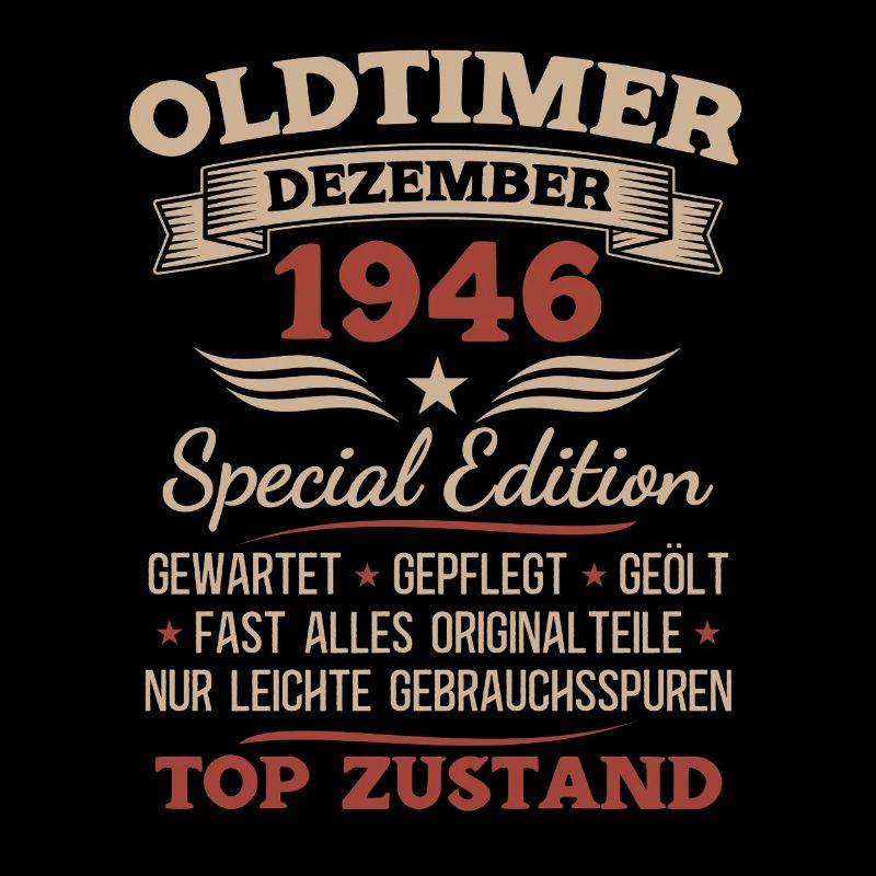 79. Geburtstag Geschenk Oldtimer Dezember 1946