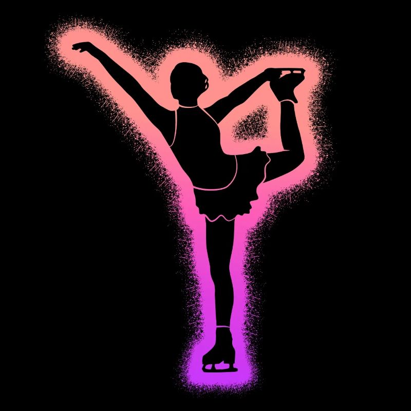 Eiskunstläuferin Eislaufen Damen Eiskunstlauf