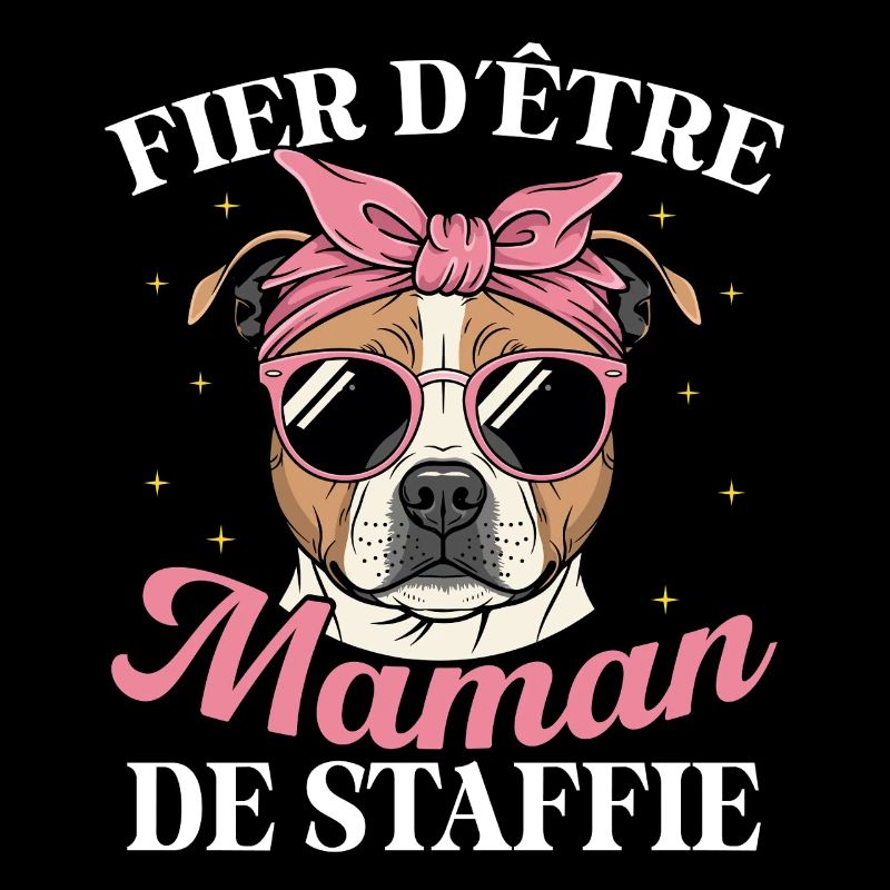 Stolz Darauf, Mutter Der Staffie-hundin Zu Sein