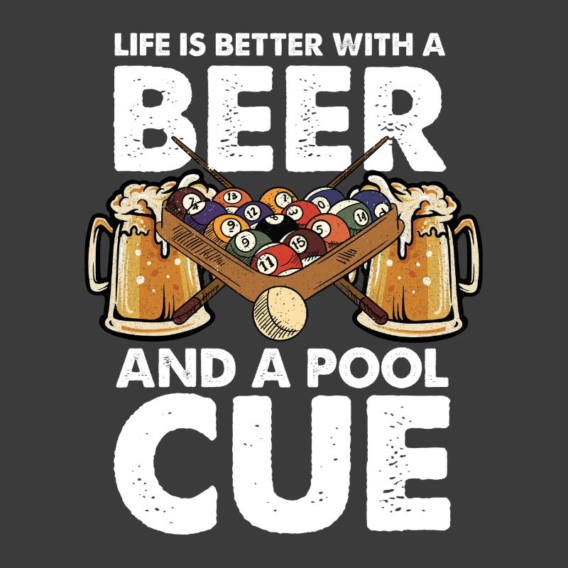 Bière, billard et queue