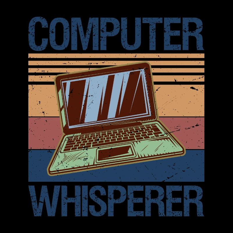 T-shirt Whisperer Informatique Nerds du support technique IT