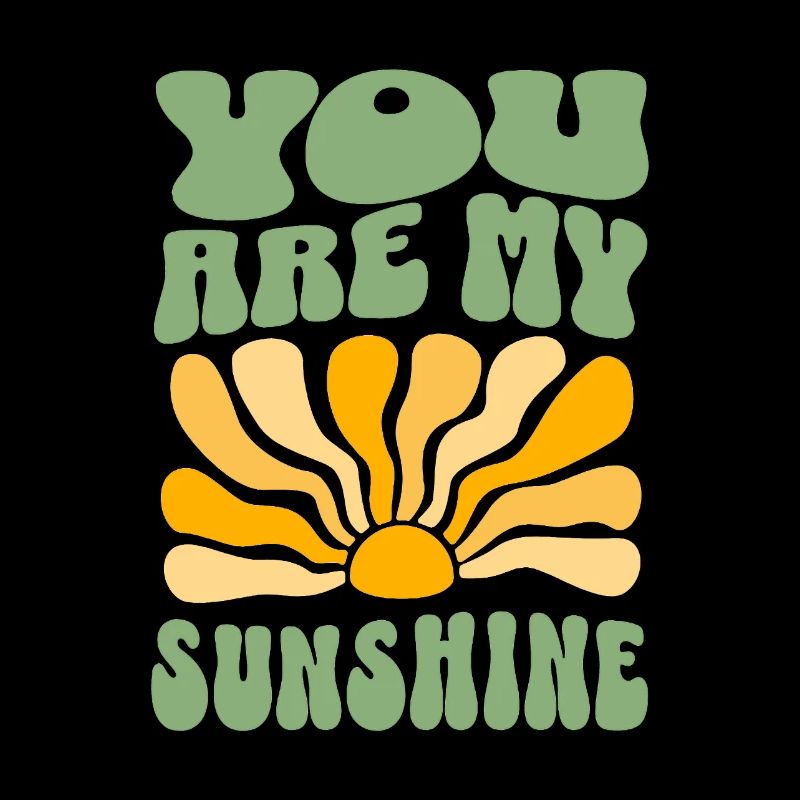 Tu es mon rayon de soleil rétro Éclat de soleil