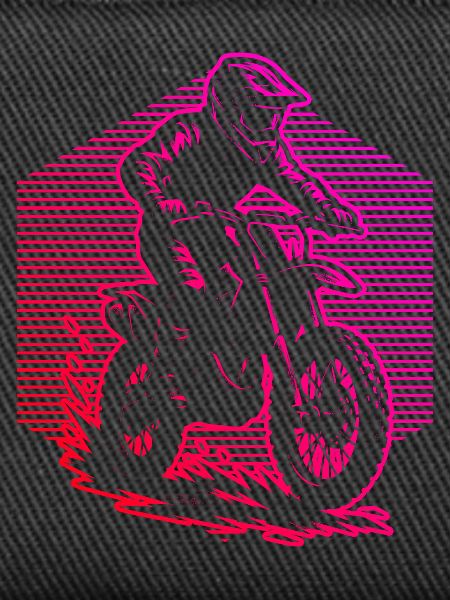 Modern motocross artwork