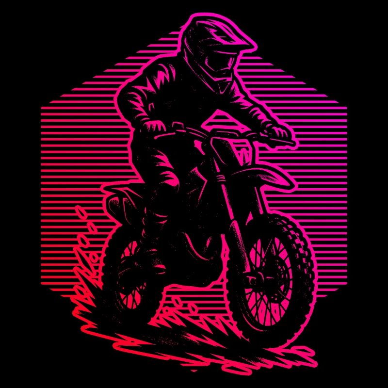 Modern motocross artwork