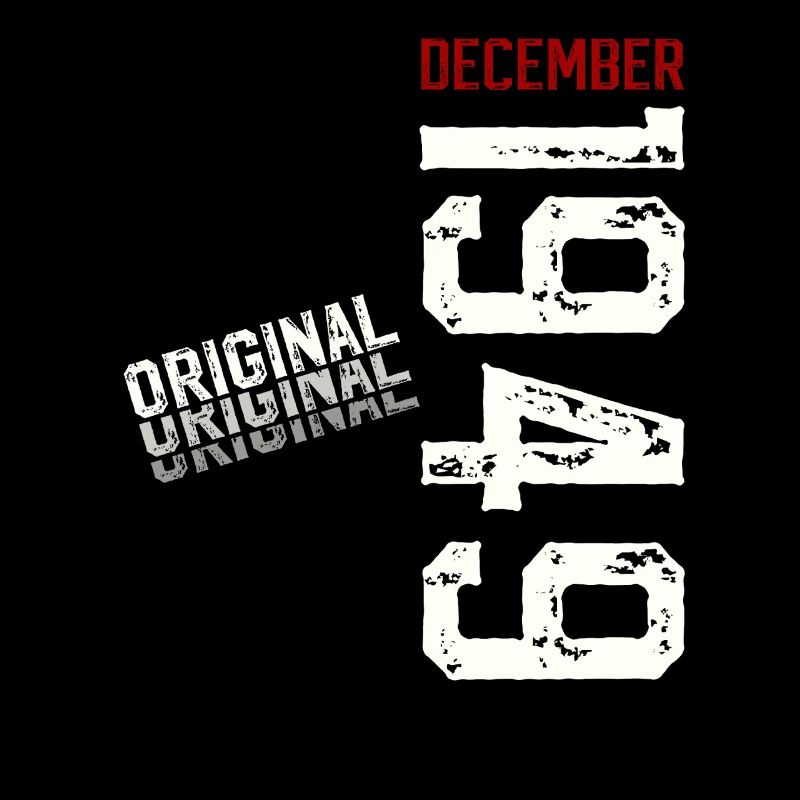 76th Birthday Original December Born 1949