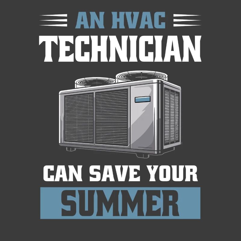 Funny HVAC Technician Design Cold Heat Engineering
