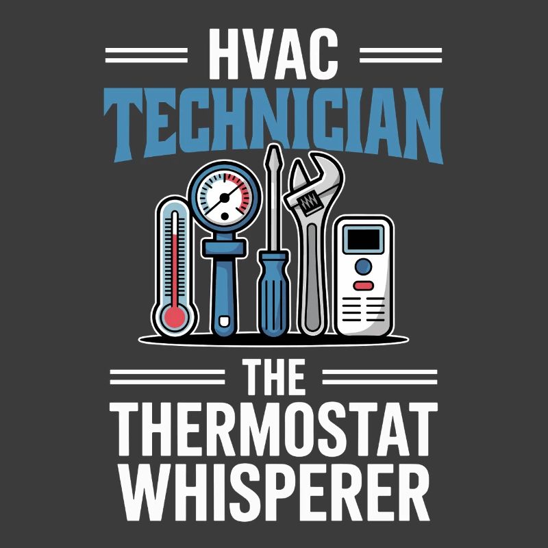 Thermostat Flüsterer HVAC Techniker Geschenk