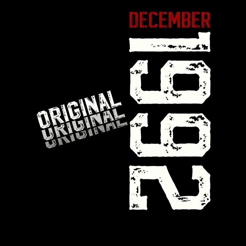 33e anniversaire Original Décembre Né en 1992