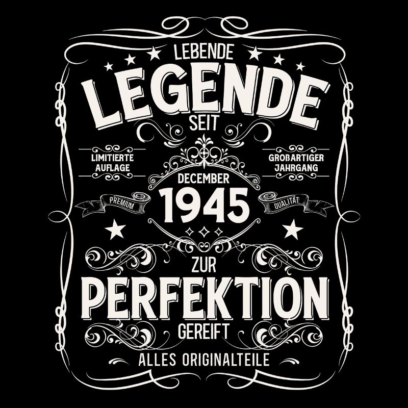 80e anniversaire Millésime décembre 1945