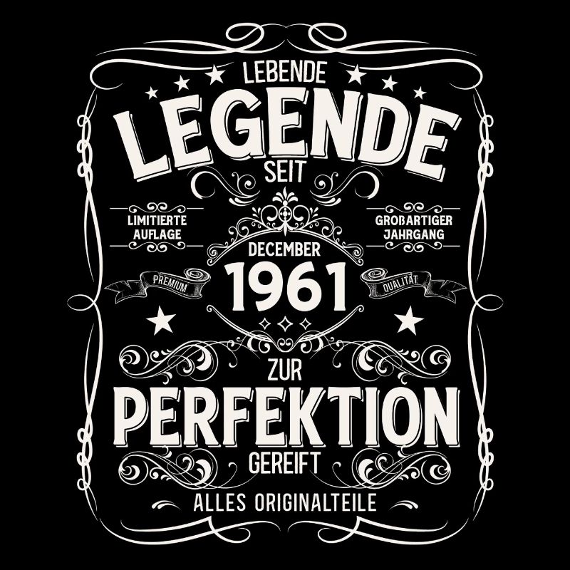 64e anniversaire Millésime décembre Millésime 1961