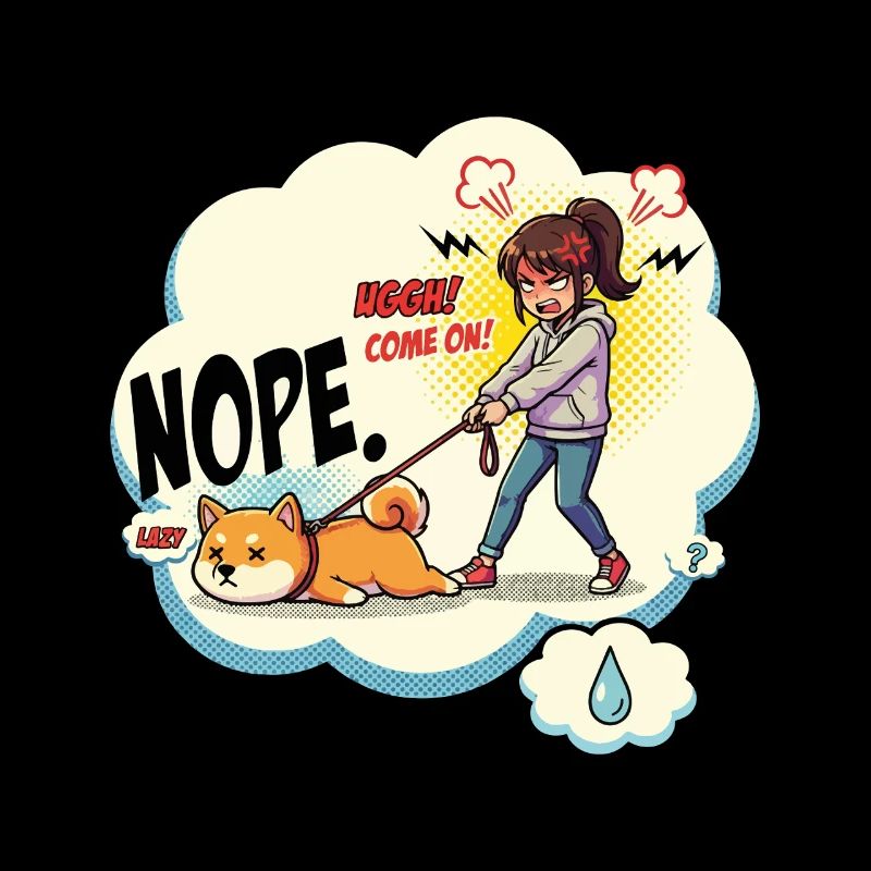 NON, Drame Canin dans le style manga