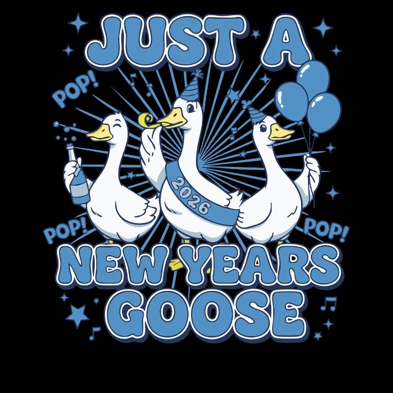 Nur eine Neujahrsgans 2026 Feier