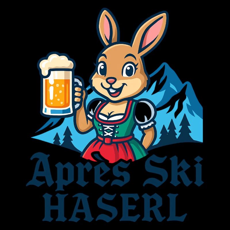 Après-ski Haserl Dirndl Beer