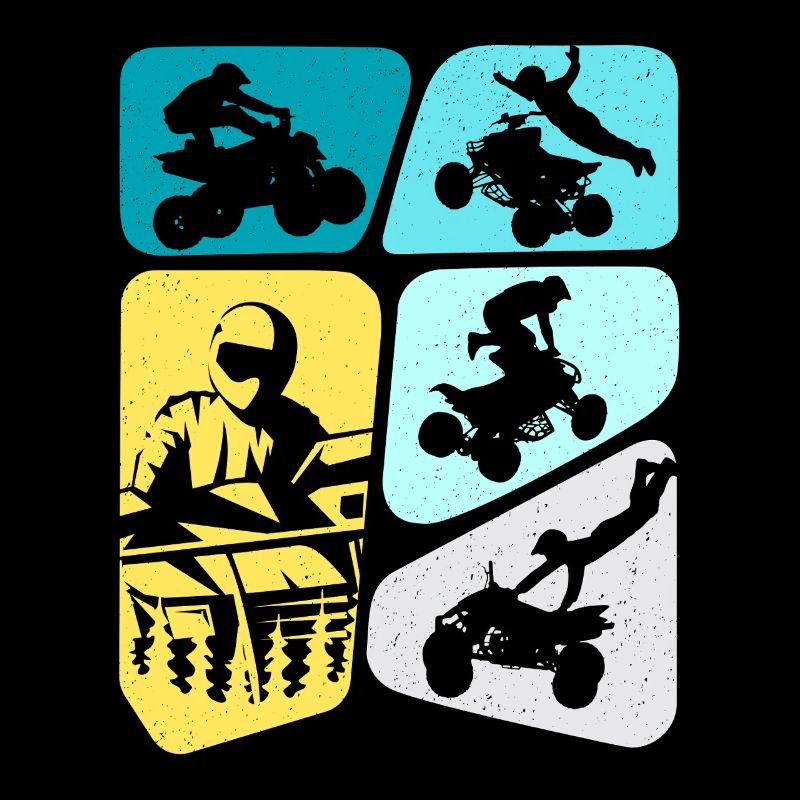 Quad Quad Quad Driver ATV Hommes Tout-terrain