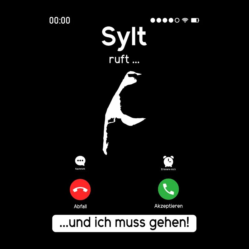 SYLT IS CALLING AND I HAVE TO GO Sylt Funny