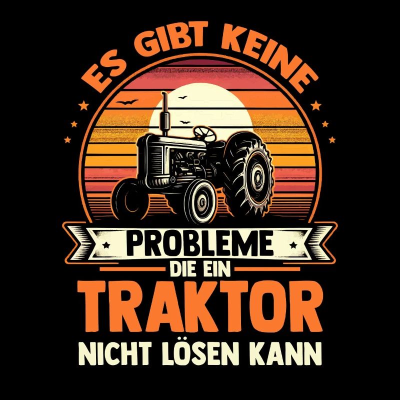 Trecker Landwirt Bauer Traktorfahrer Traktor