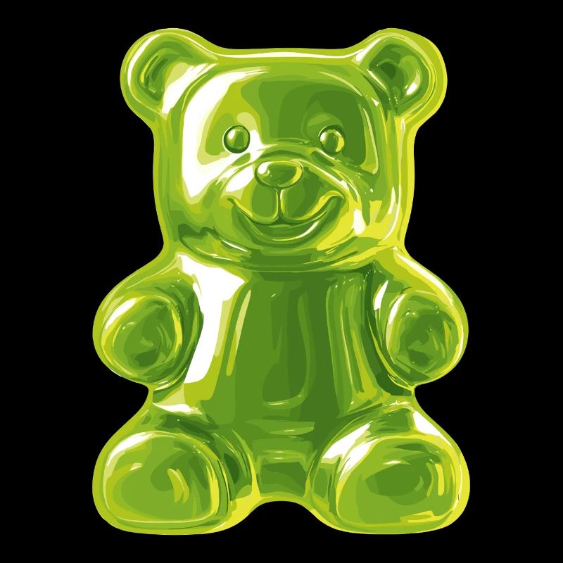 Grüner Gummibärchen