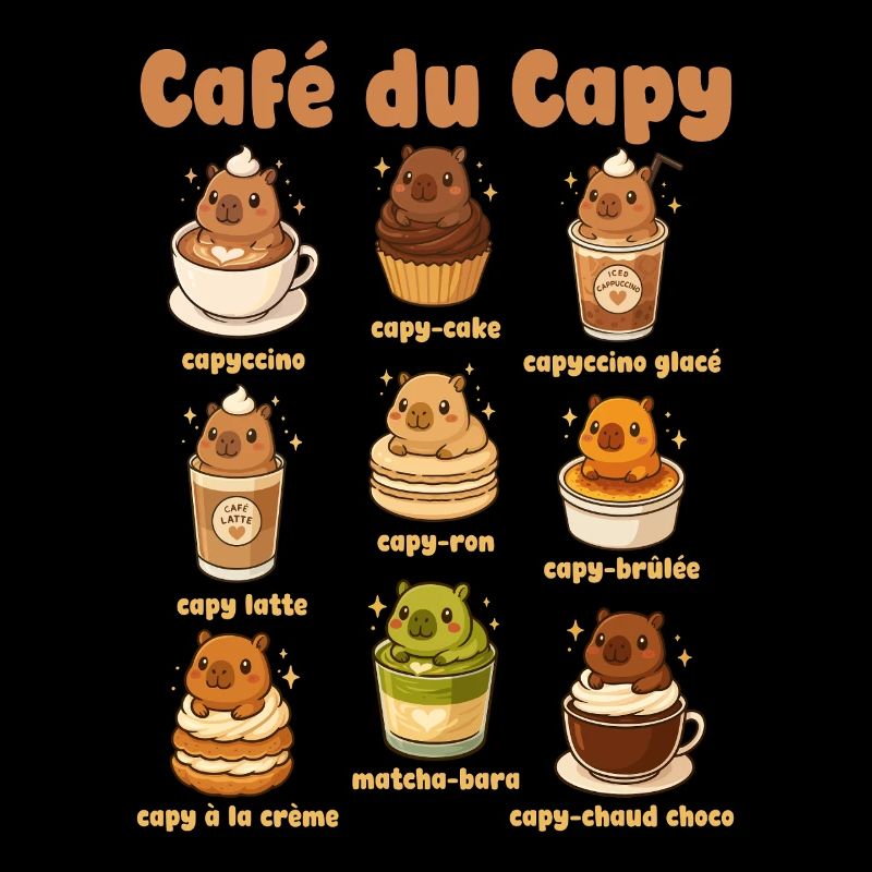 Café De Capybara Cute