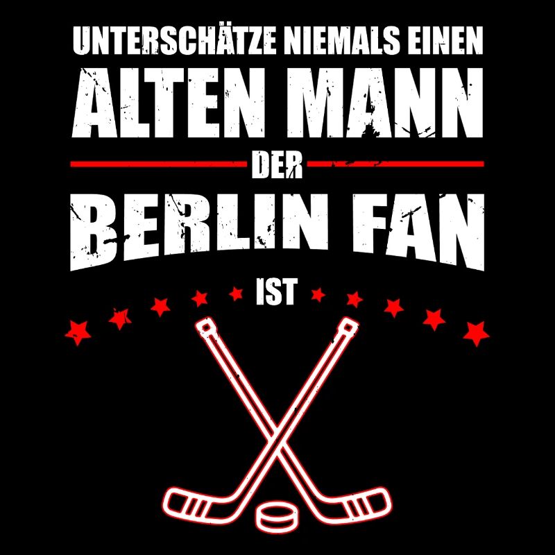Alter Mann - Berlin Eishockey Fan | Retro