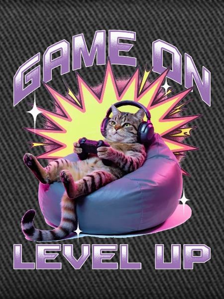 Chat gamer drôle