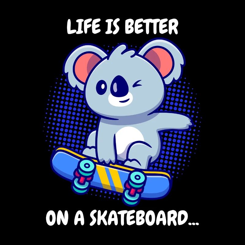 La vie de skateboard Koala est meilleure