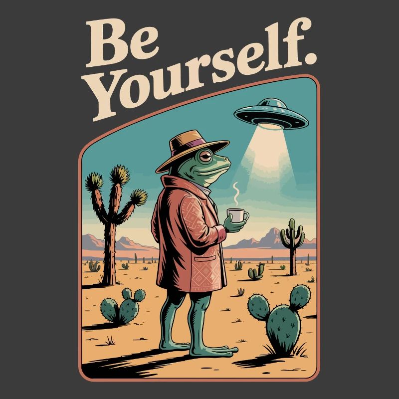 Be Yourself Cool Toad 