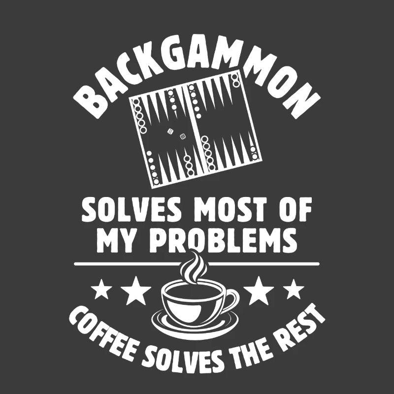 Le backgammon résout la plupart de mes problèmes - Café