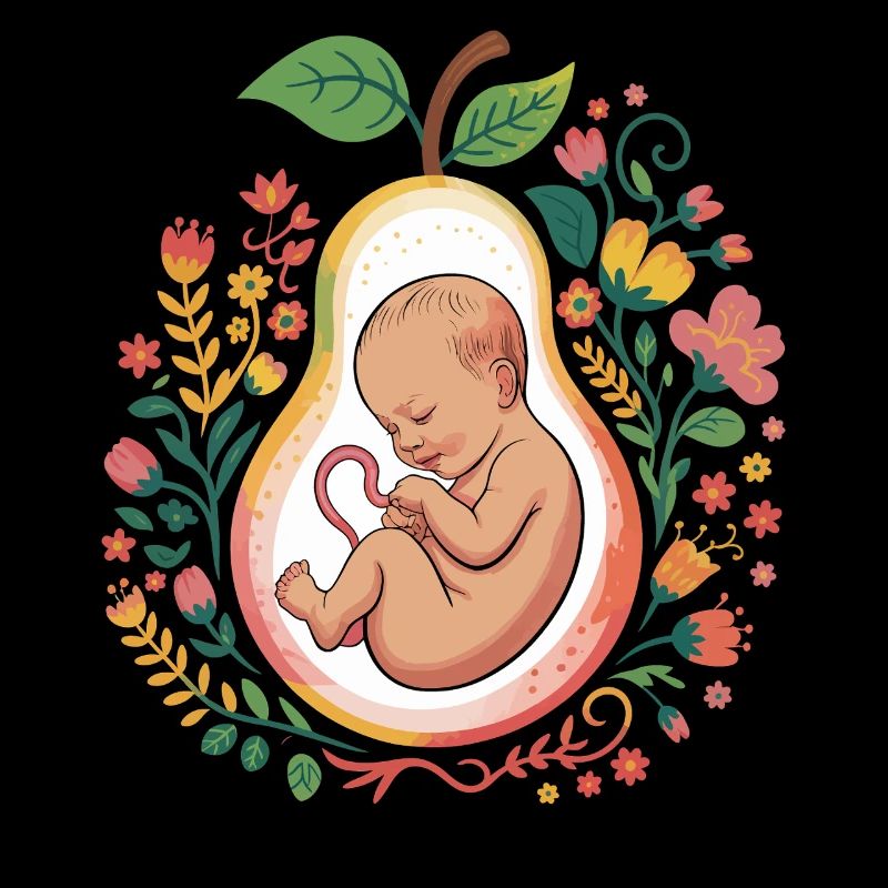 Frucht des Lebens: Blütenbauch