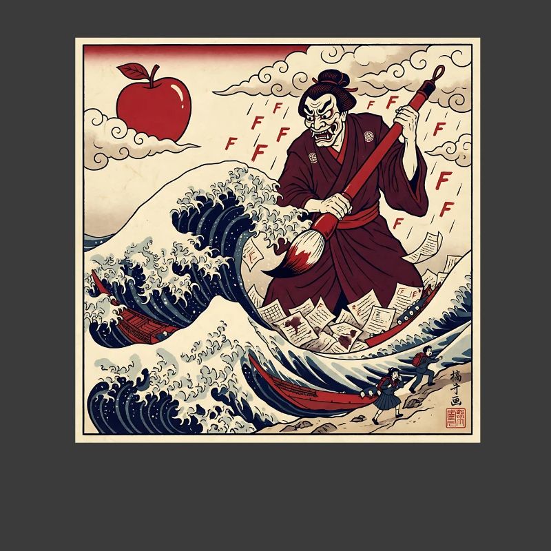 Samurai Teacher F Notes Tsunami Wave