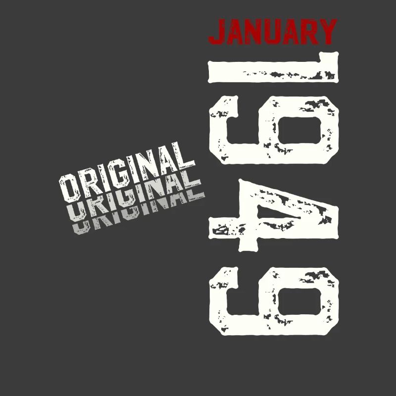 77e anniversaire Original janvier Né en 1949